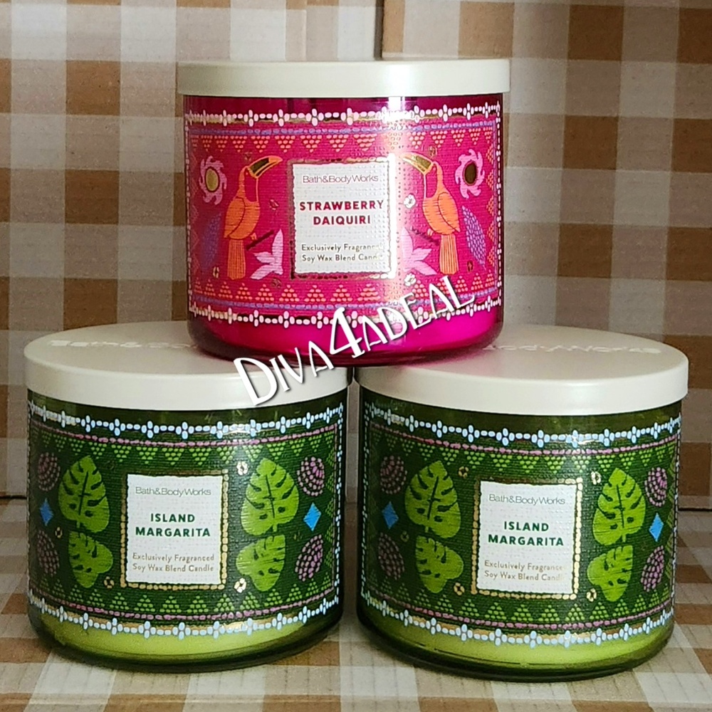 3x Bath & Body Works SPRING 2025 3-Wick Scented Large 14.5 OZ Candles